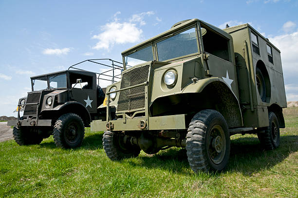 istock Vintage Military Trucks 91812407