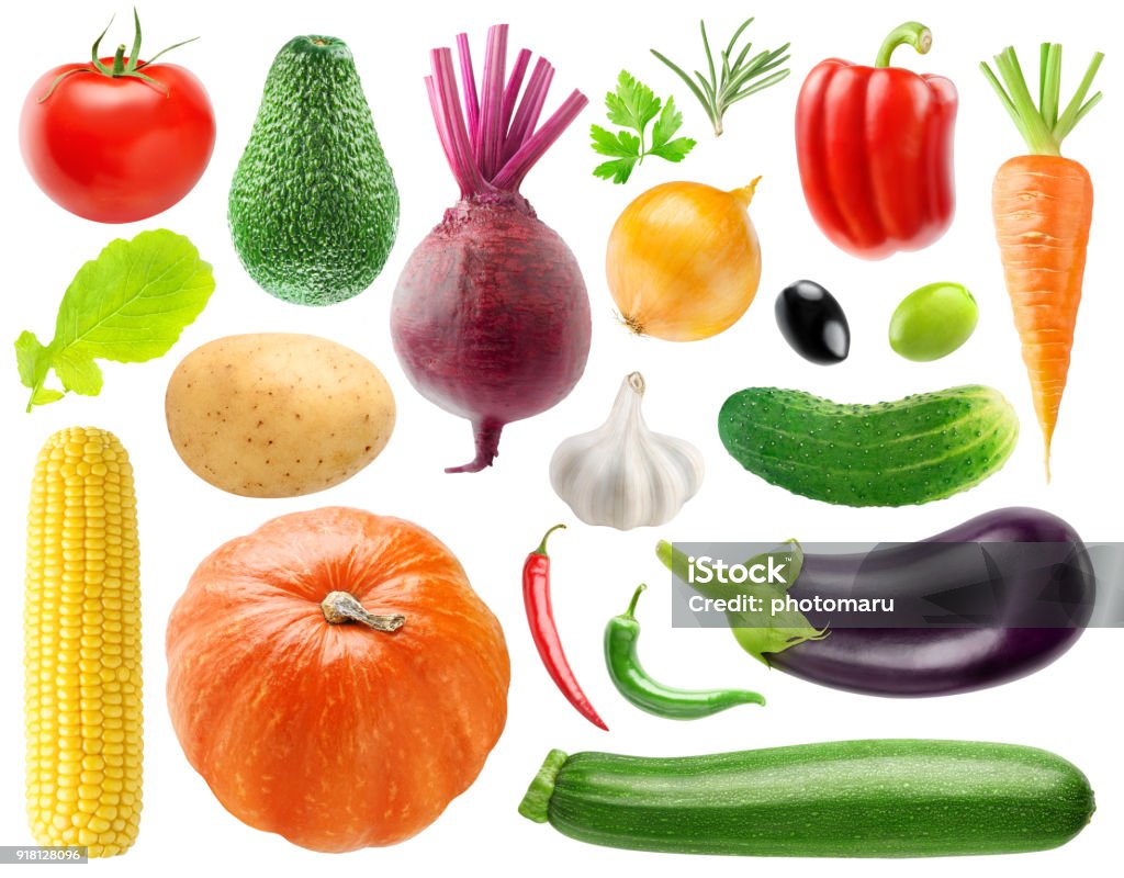 Collection de légumes - Photo de Légume libre de droits