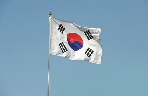 The national flag of Korea