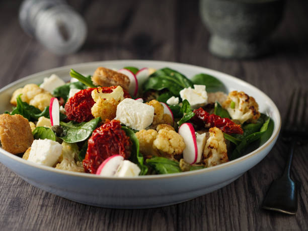 Winter Panzanella salad