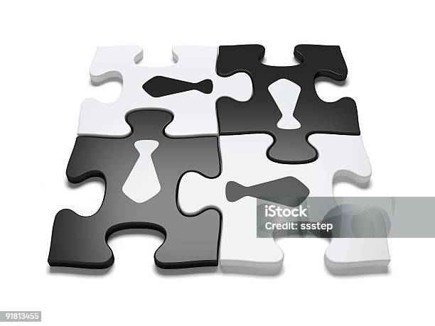 컨셉입니다 팀워크지그소 낱말퍼즐 3차원 형태에 대한 스톡 사진 및 기타 이미지 - 3차원 형태, 개념, 검은색