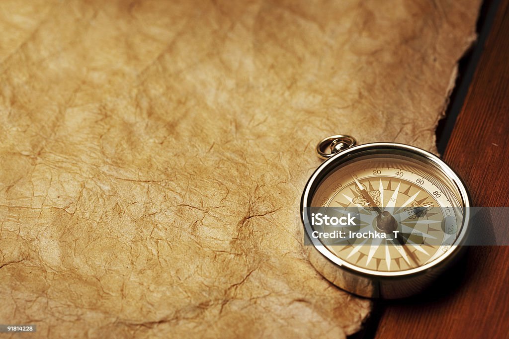 Compass - Foto de stock de Antigo royalty-free