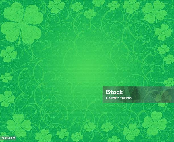 Green Background Stock Photo - Download Image Now - St. Patrick's Day, Abstract, Blank