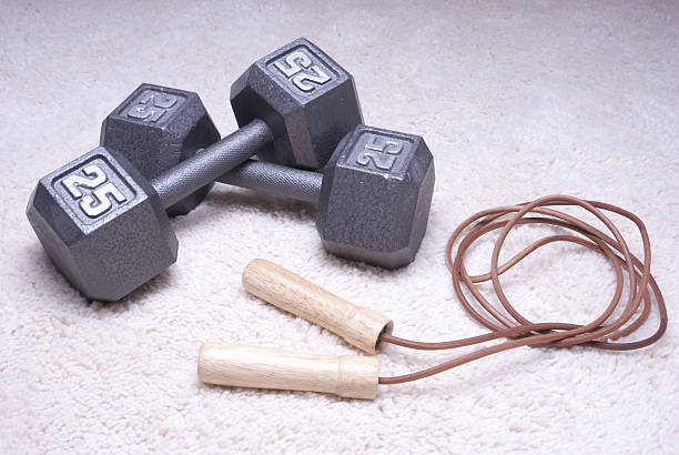 dumbells i jumprope – zdjęcie