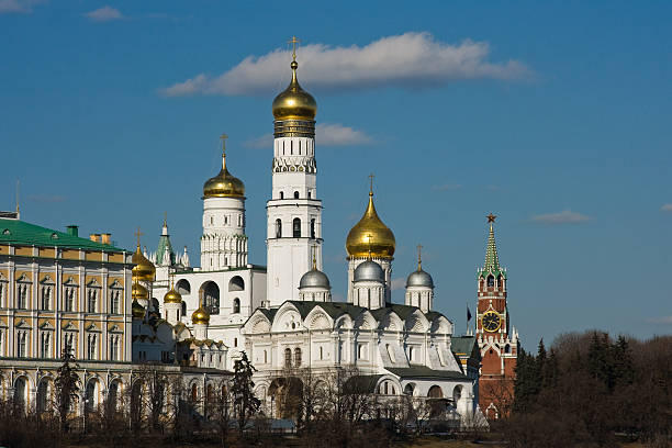 Church In Moscow Kremlin. stock photo