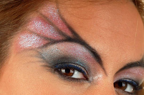 istock Closeup image of a face makeup 91814761