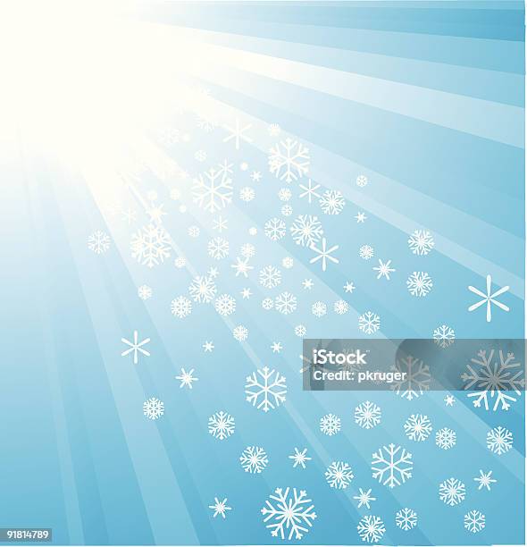 Decorazione Fiocco Di Neve - Immagini vettoriali stock e altre immagini di A forma di stella - A forma di stella, Astratto, Bianco