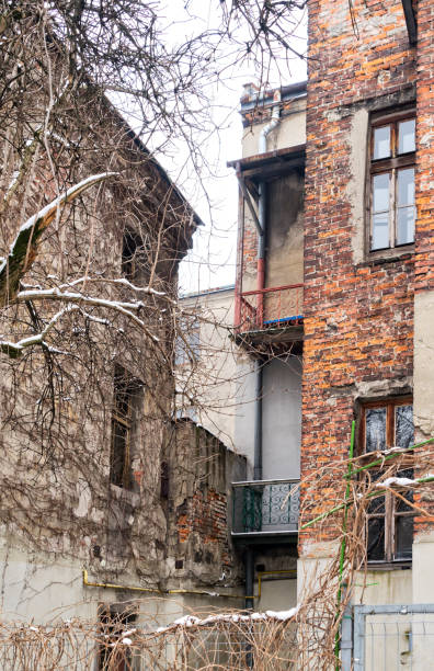 istock old brick houses in Krakow 918150170