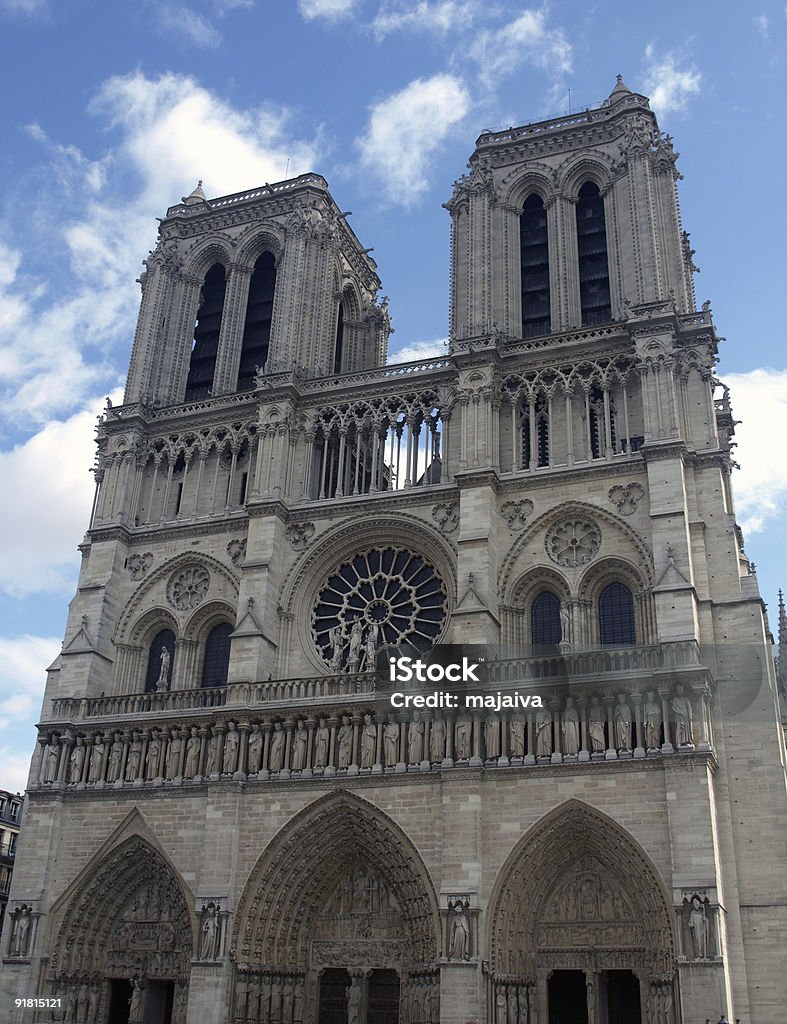 Catedral de Notre Dame em Paris - Royalty-free Adulação Foto de stock