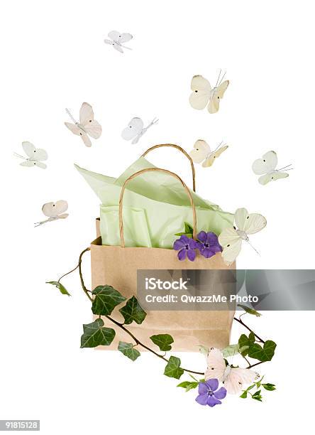 Green Shoppingkonzept Stockfoto und mehr Bilder von Blume - Blume, Blume aus gemäßigter Klimazone, Efeu