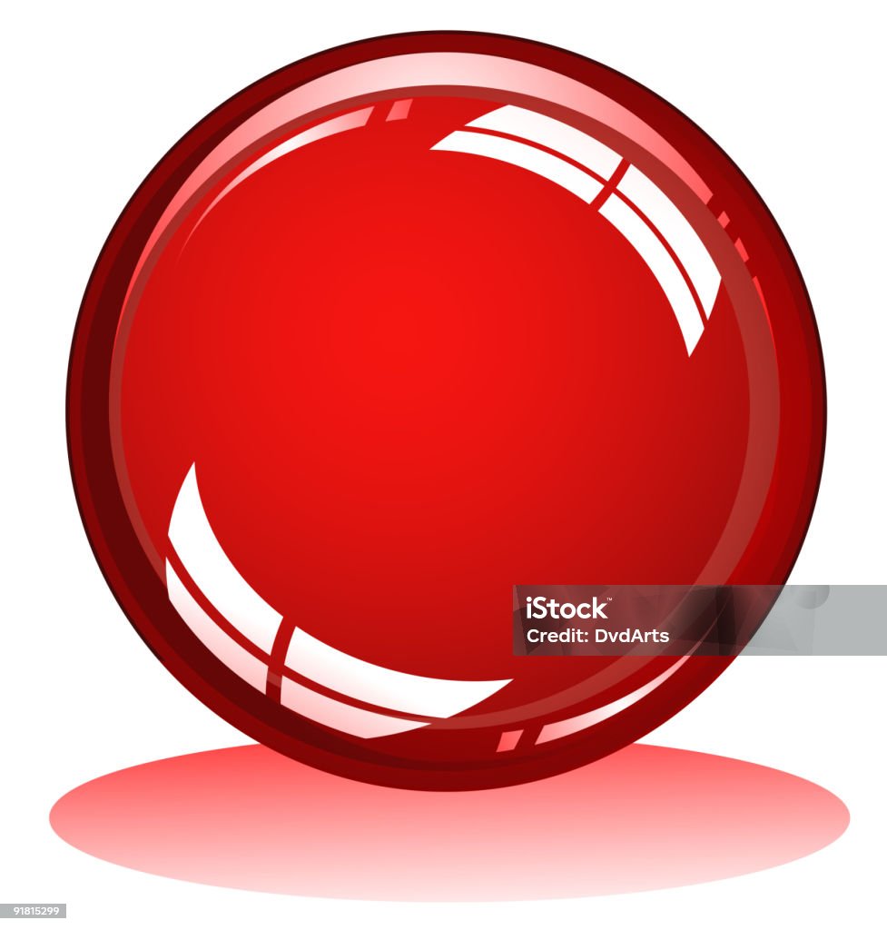 Sphere Material Red Red Sphere Stock Illustration - Download Image Now - Glass - Material ...