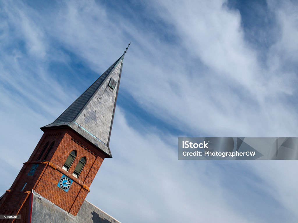 Chiesa Loekken - Foto stock royalty-free di Ambientazione esterna