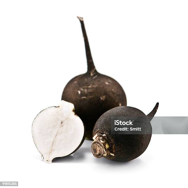 Turnips In Different Angles And Half Section Stock Photo - Download Image Now - Black Color, Radish, Turnip