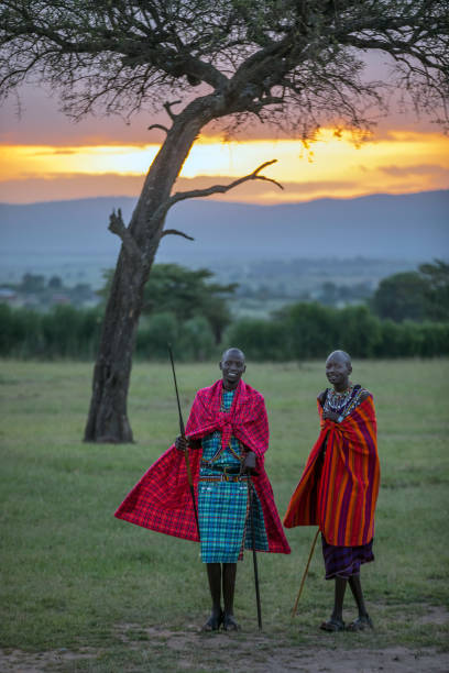 istock African Masai Warriors at Sunrise 918158030