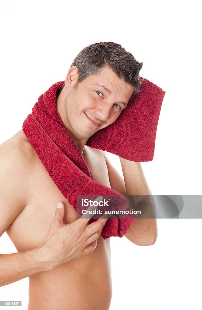 towel man  Adult Stock Photo