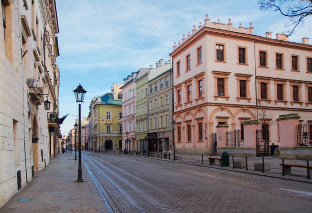 istock street in old Krakow, Poland 918158470