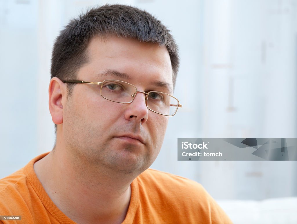 Homem com glasess Retrato - Royalty-free 30-34 Anos Foto de stock