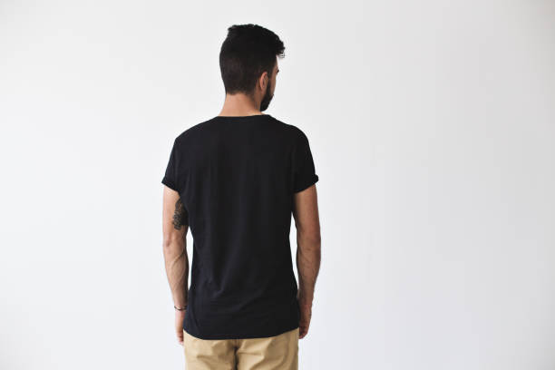 istock Man in t-shirt isolated 918165848