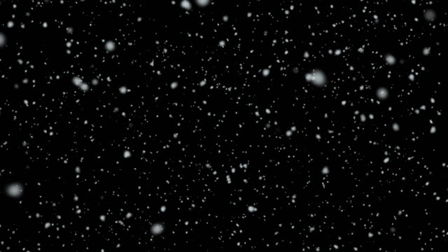 4k resolution Particle Abstract Background of snowfall alpha layer on Back