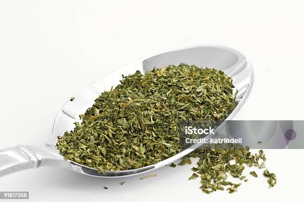 Dried Parsley Stock Photo - Download Image Now - Close-up, Color Image, Crushed