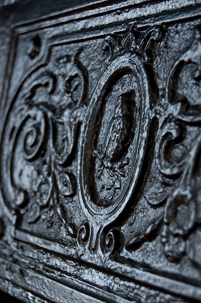 istock Victorian Fireplace Ornament Detail 91817580