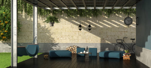 istock Iron pergola in a garden 918180098