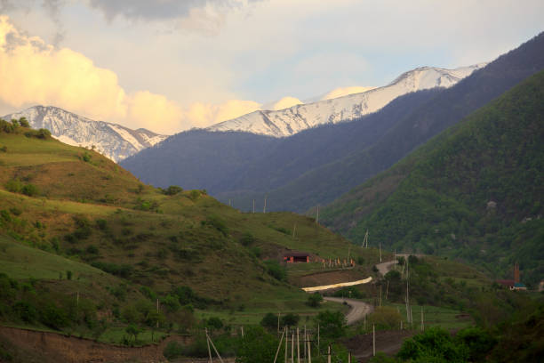 istock Caucasus mountains, canyon of Argun. 918180220