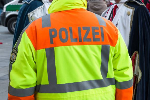 istock German police officer at public operation 918183464