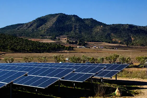 Solar power plant - Clean energy in Spain