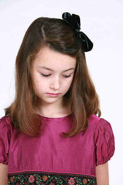 istock unhappy little brunette girl 91818785