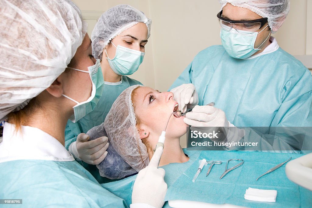 歯科医シリーズ - そばかすのロイヤリティフリーストックフォト