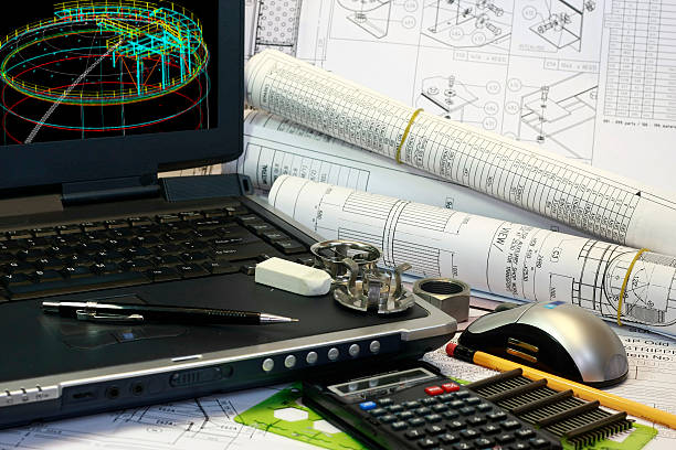 elaboração do tanque de armazenamento - equipment work tool drafting blueprint - fotografias e filmes do acervo