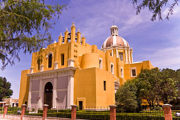 Latin American small town´s church. El pueblito