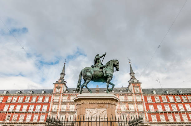 istock Philip III on the Plaza Mayor in Madrid, Spain. 918192206
