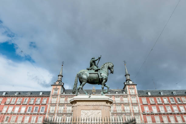 istock Philip III on the Plaza Mayor in Madrid, Spain. 918192208