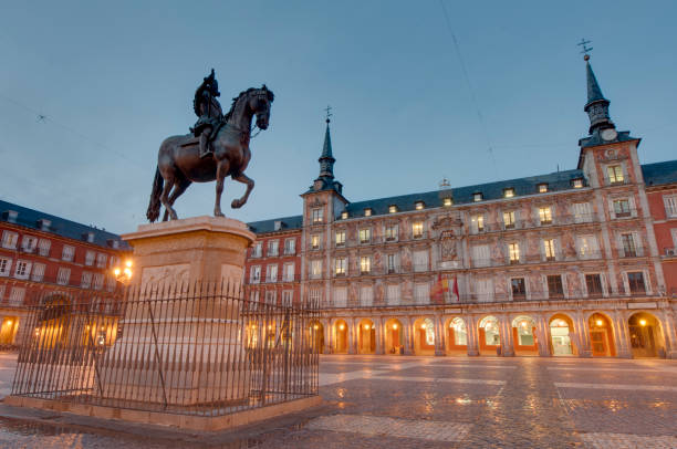 istock Philip III on the Plaza Mayor in Madrid, Spain. 918192308