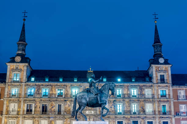 istock Philip III on the Plaza Mayor in Madrid, Spain. 918192310