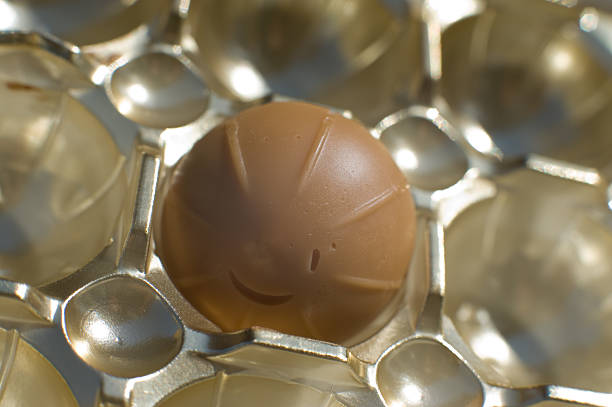chocolate-caramel candy stock photo