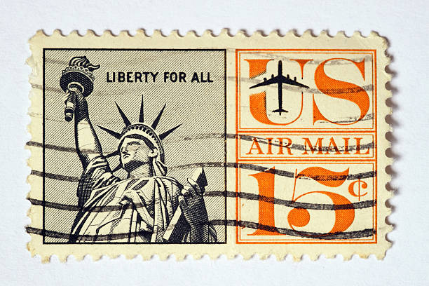 istock USA air mail postage stamp 91819815