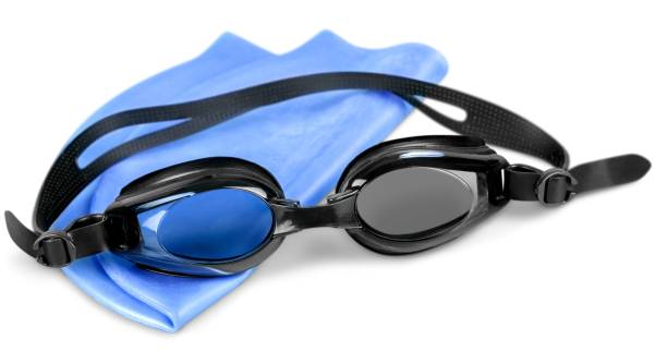 Swimming. Swimming Goggles and Cap swimming cap stock pictures, royalty-free photos & images