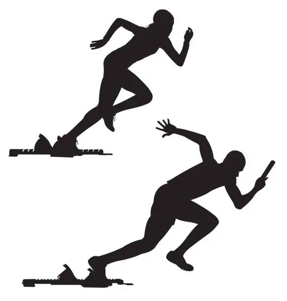 Vector For Sprinter Sprinter Usain Bolt Royalty Free Stock SVG Vector and Clip Art