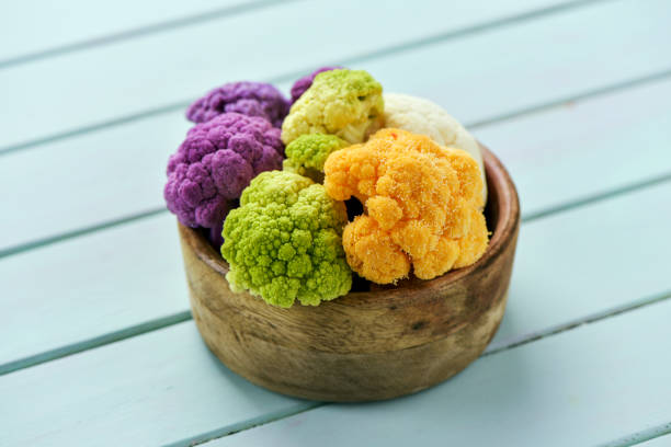 istock cauliflower of different colors 918208860