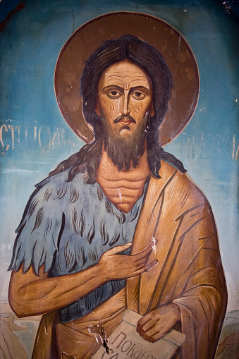Bari - The mosaic of Heart of Jesus in the church Chiesa di Santa Croce by M. Colonna .