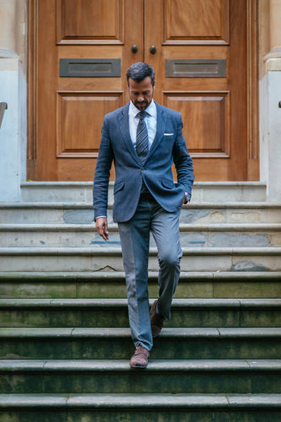 istock Businessman going to work and leaving his luxury home 918223612