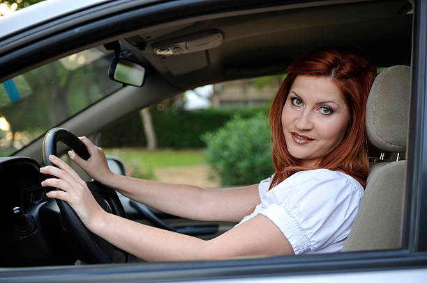 istock Woman in the car. See more!!! 91822405