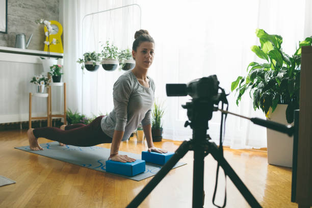 istock Young Woman Practicing Yoga 918233120
