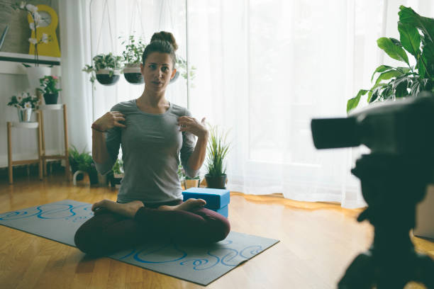 istock Young Woman Practicing Yoga 918233460