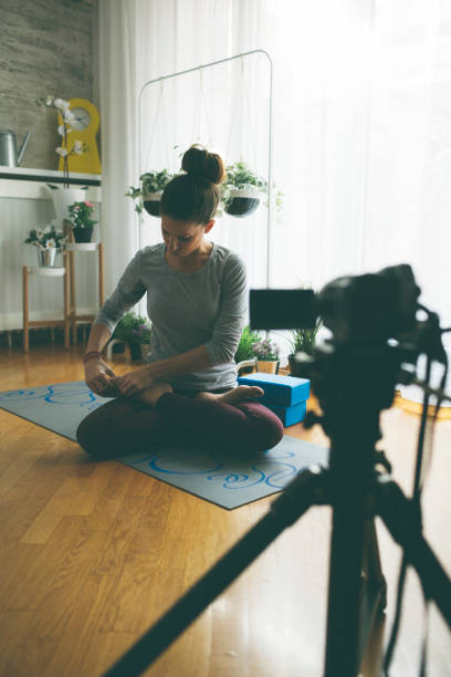 istock Young Woman Practicing Yoga 918233462