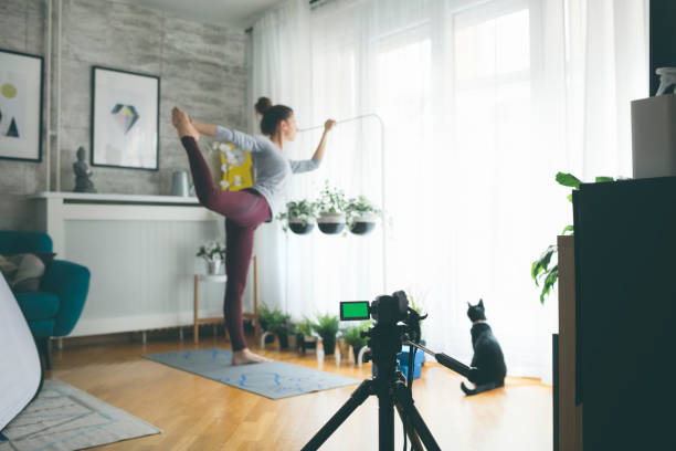 istock Young Woman Practicing Yoga 918233930