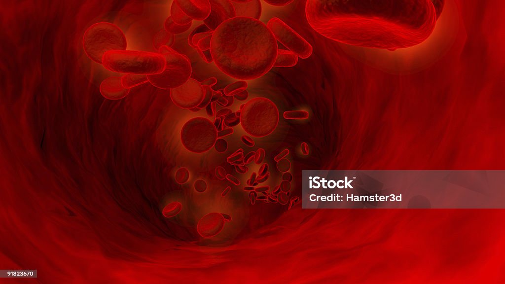 red Blutkörperchen - Lizenzfrei Arterie Stock-Foto